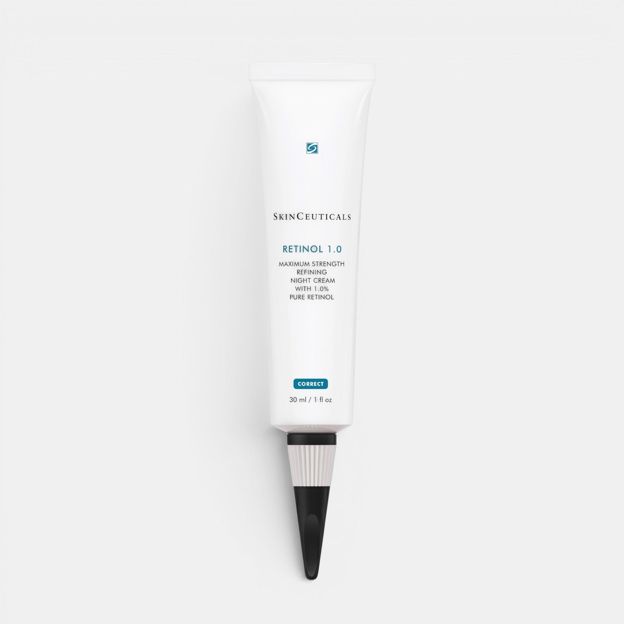 Shop Rescue Spa SkinCeuticals Retinol 1.0 maximum strength refining night cream in a white 30ml tube.