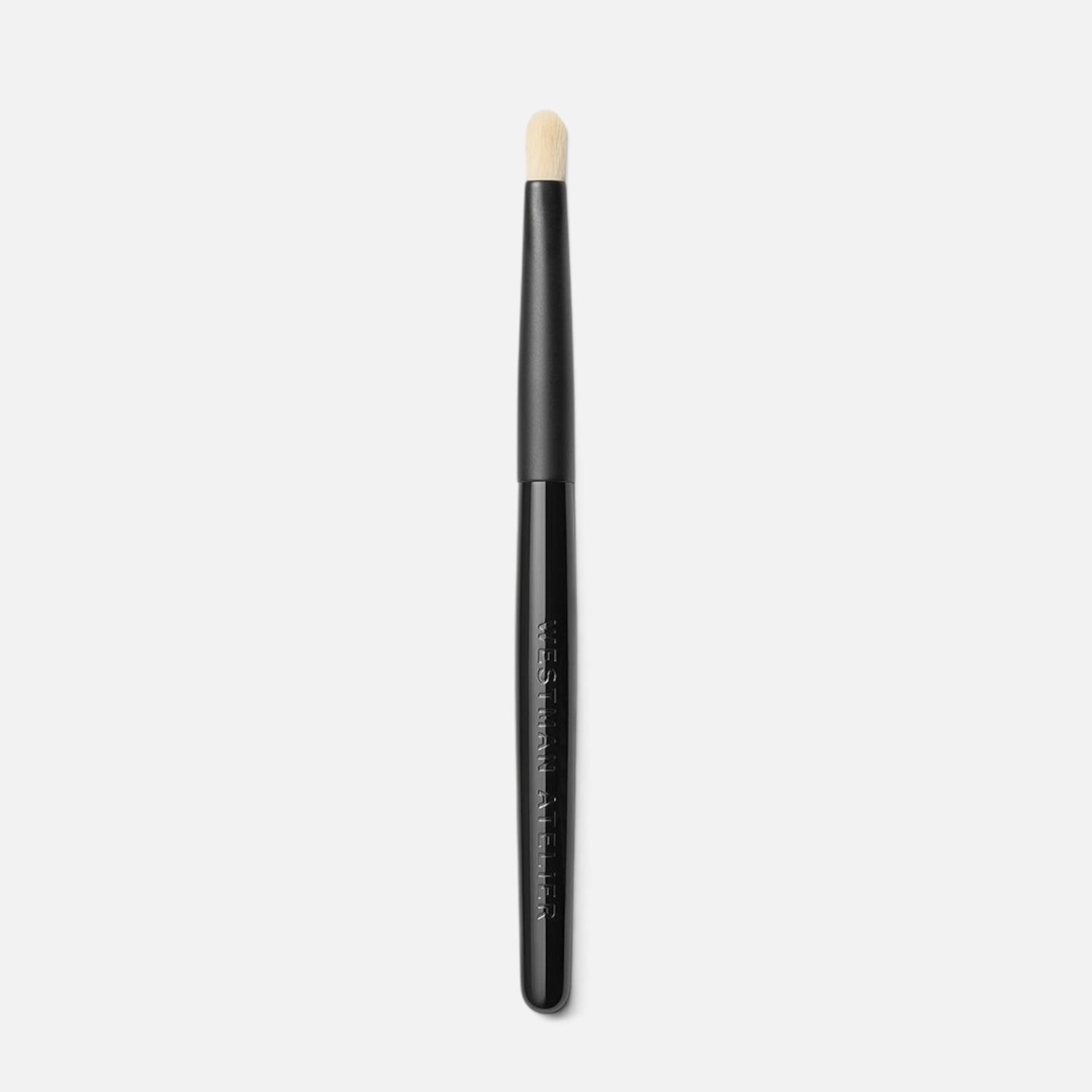 Shop Rescue Spa Spot Check Brush with a pointed tip, soft nylon fibers, and a black sustainably sourced birch handle.