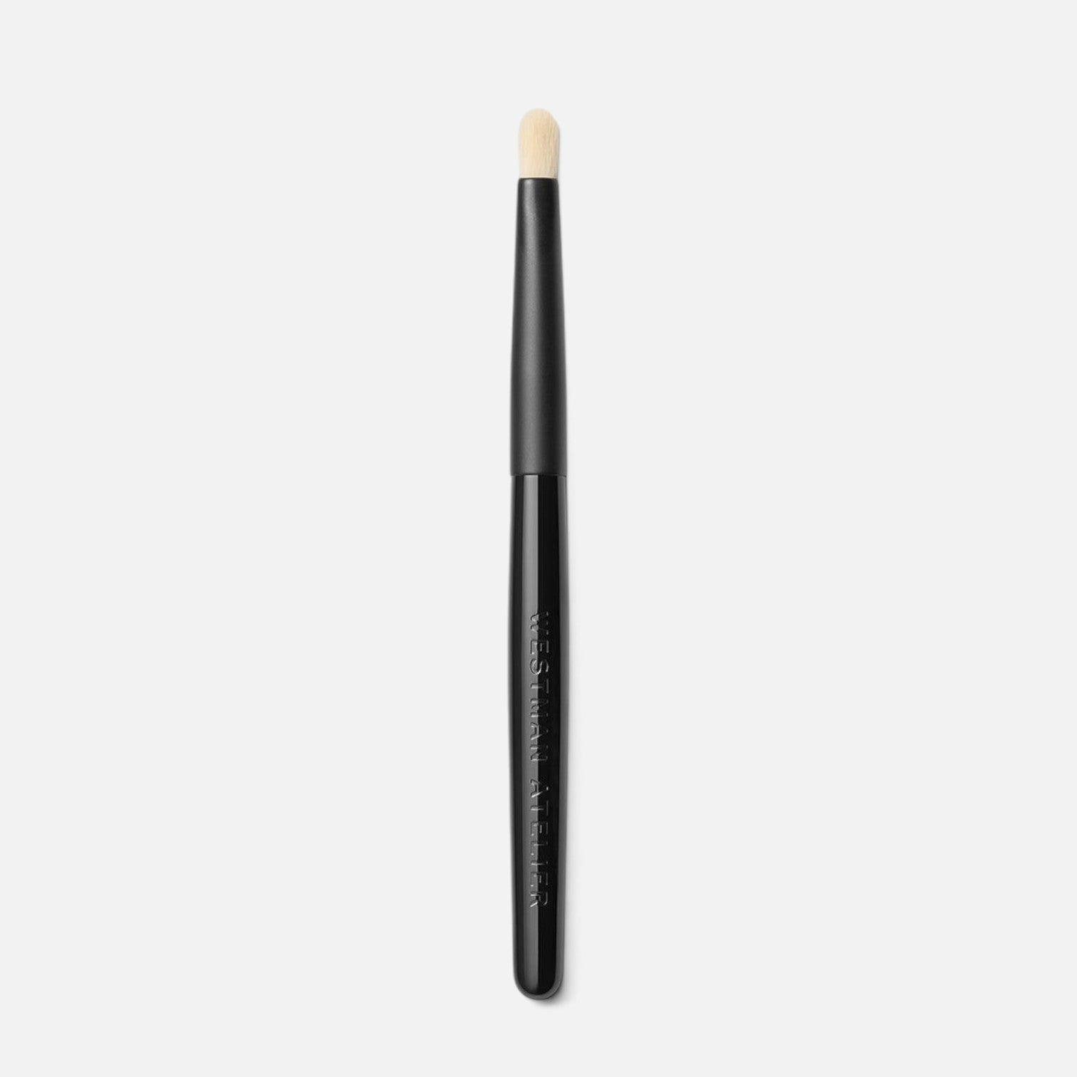 Shop Rescue Spa Spot Check Brush with a pointed tip, soft nylon fibers, and a black sustainably sourced birch handle.