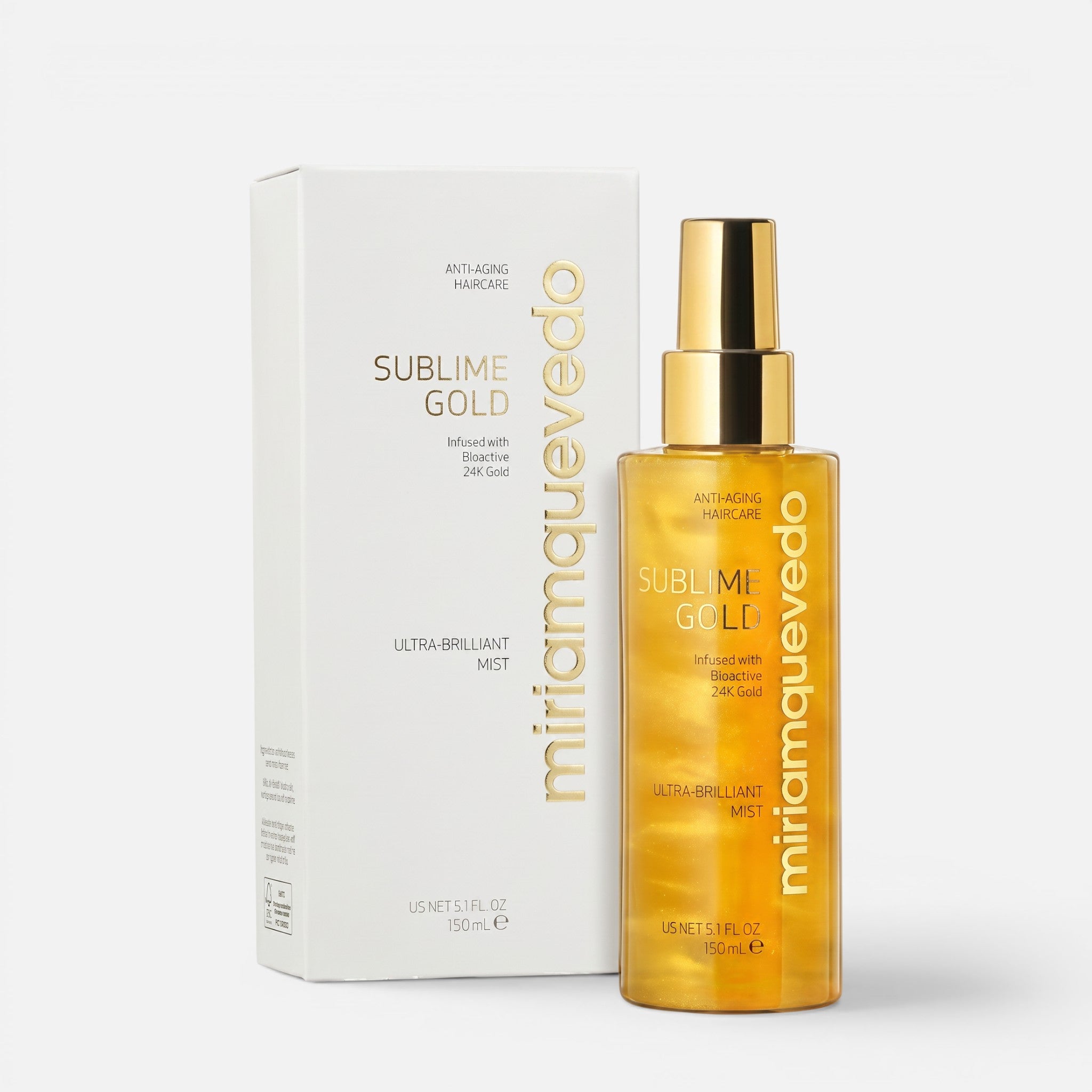 Miriam Quevedo | Sublime Gold Ultra Brilliant Mist 150ml | Shop