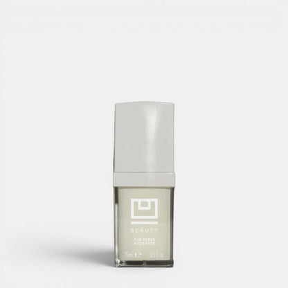 The SUPER Hydrator, a 15ml bottle of hydrating serum with HYDRASIREN Capsules for deep moisture.