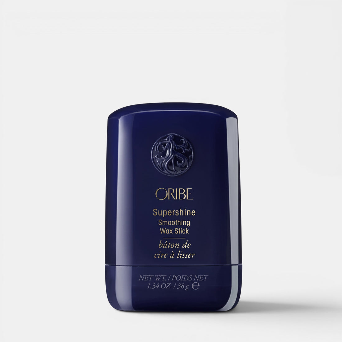 Shop Rescue Spa Supershine Smoothing Wax Stick in a dark blue twist-up container for hair frizz control and shine.