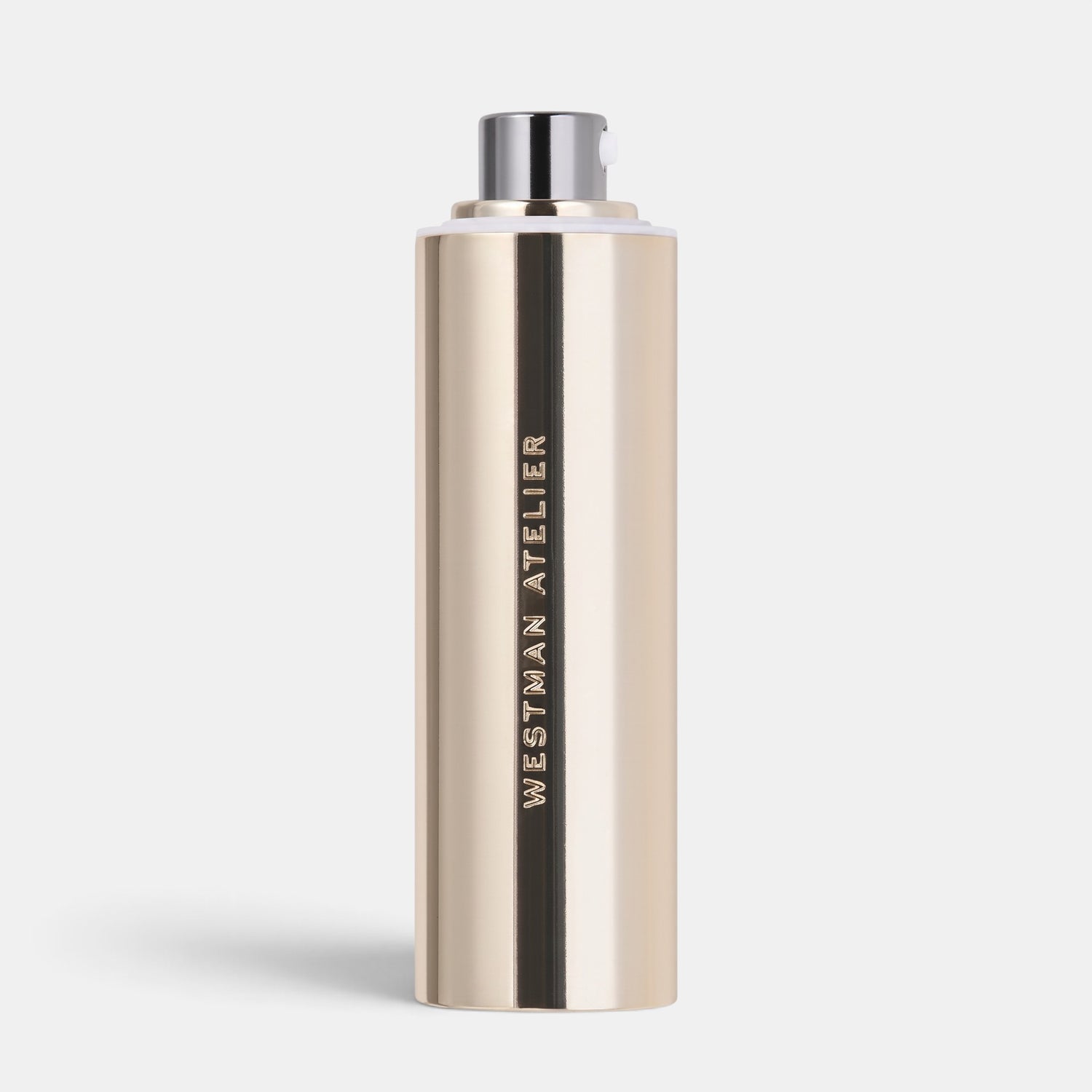 Shop Rescue Spa Supreme C Vitamin C Concentrate Serum in a sleek gold cylindrical bottle with a pump dispenser