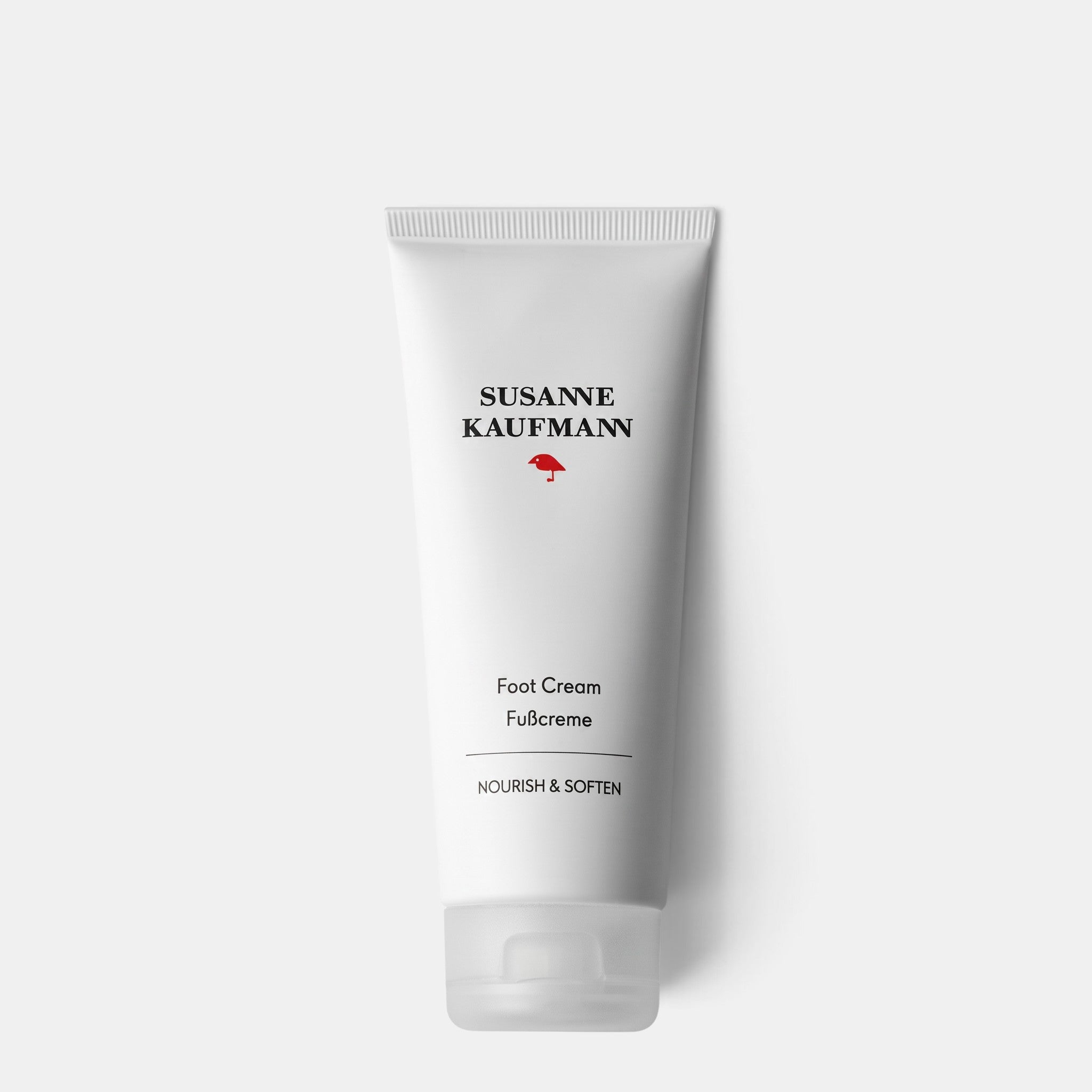 Shop Rescue Spa Susanne Kaufmann Foot Cream in a white 100ml tube for nourishing and softening dry, tired feet.