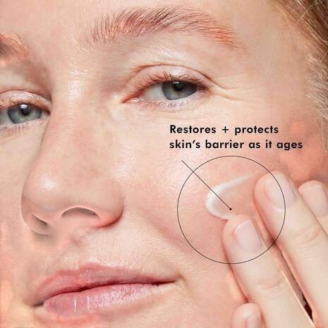 Shop Rescue Spa Triple Lipid Restore 2:4:2 cream applied to a woman&