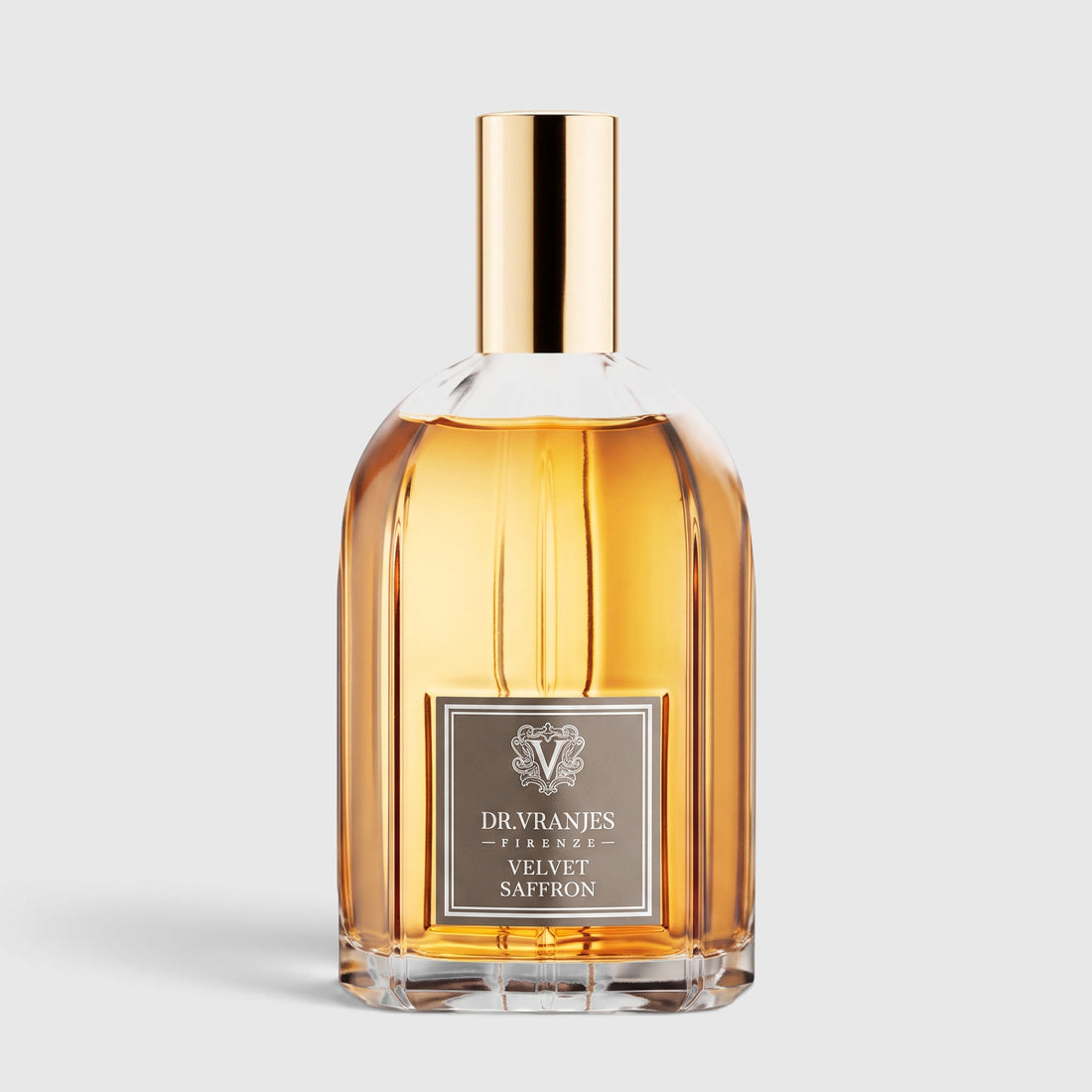 Shop Rescue Spa Velvet Saffron room spray in a 100ml glass bottle with a gold cap and elegant label