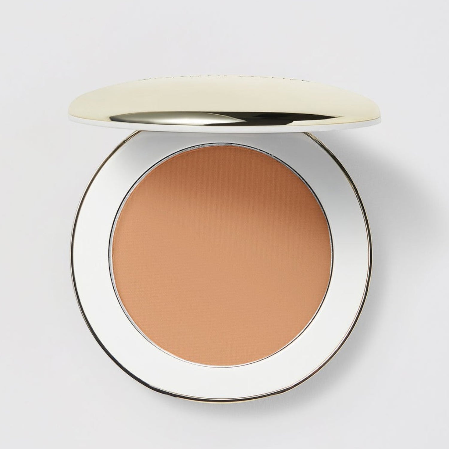 Shop Rescue Spa Vital Pressed Skincare powder in a tan shade, featuring a sleek compact with a gold lid.