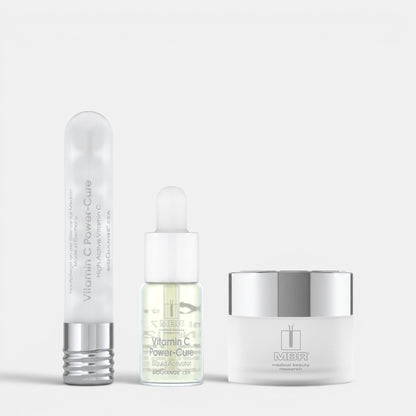 Shop Rescue Spa Vitamin C Power-Cure intensive anti-ageing treatment set with activator, spheres, and mixing jar.