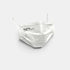 Shop Rescue Spa white Evolve 3-layer face mask with elastic ear loops and printed coordinates on a plain background