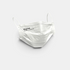 Shop Rescue Spa white Evolve 3-layer face mask with elastic ear loops and printed coordinates on a plain background