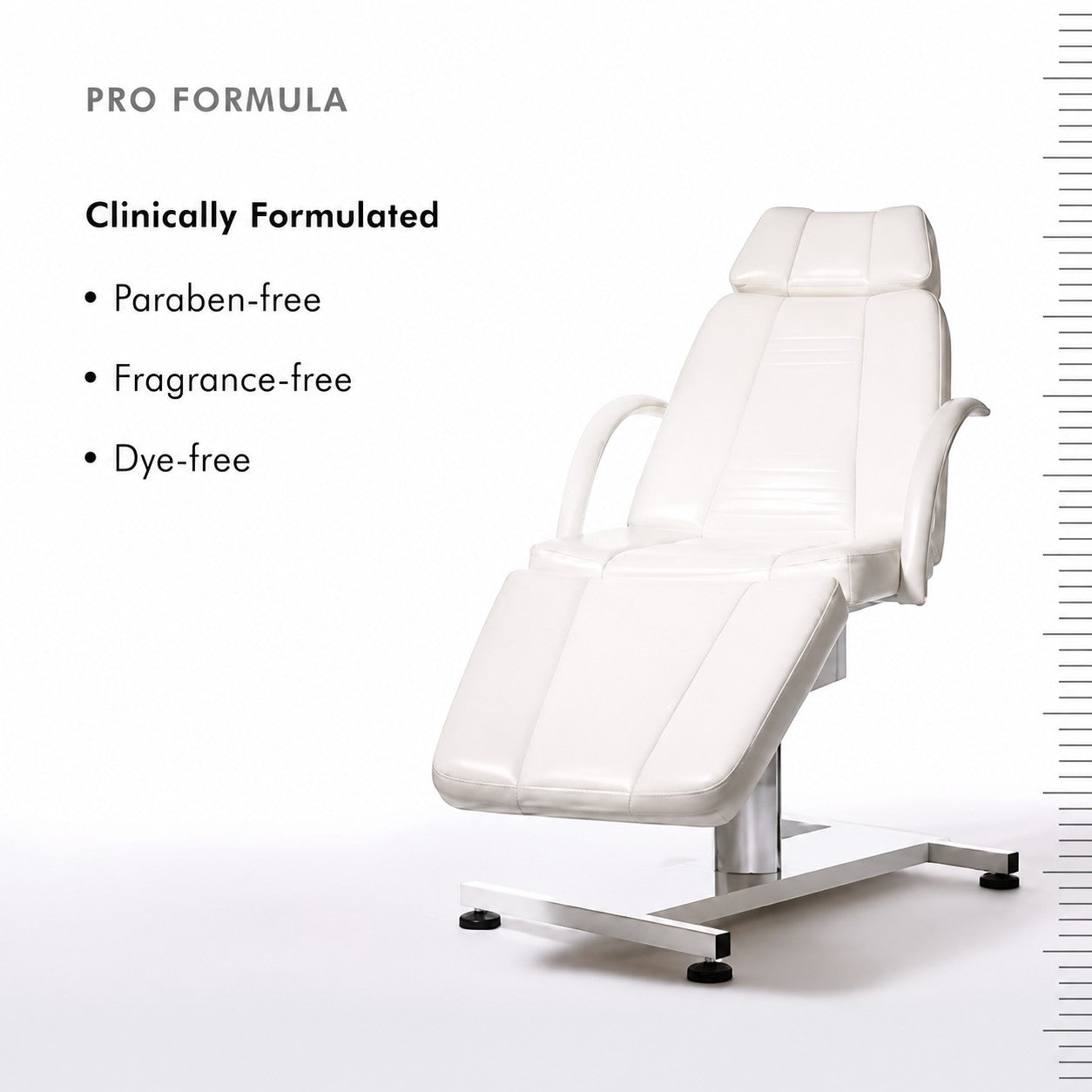 Shop Rescue Spa white professional facial treatment chair for skincare procedures against a clean white background