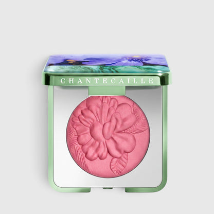 Shop Rescue Spa Wild Meadows Blush in Apple Blossom, a soft pink powder blush with an embossed floral design.