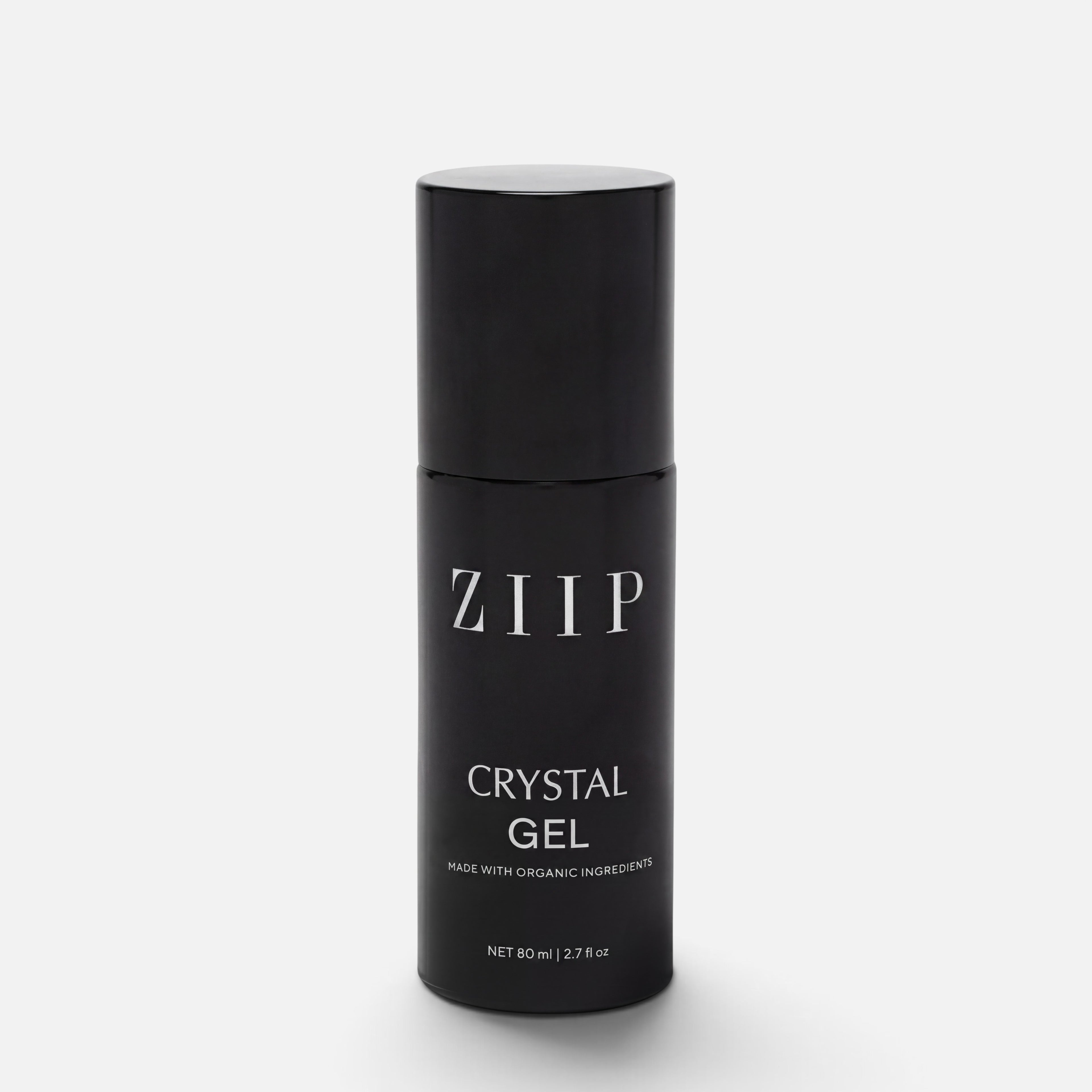 Shop Rescue Spa ZIIP Crystal Gel hydrating facial treatment in a sleek black 80ml recyclable pump bottle