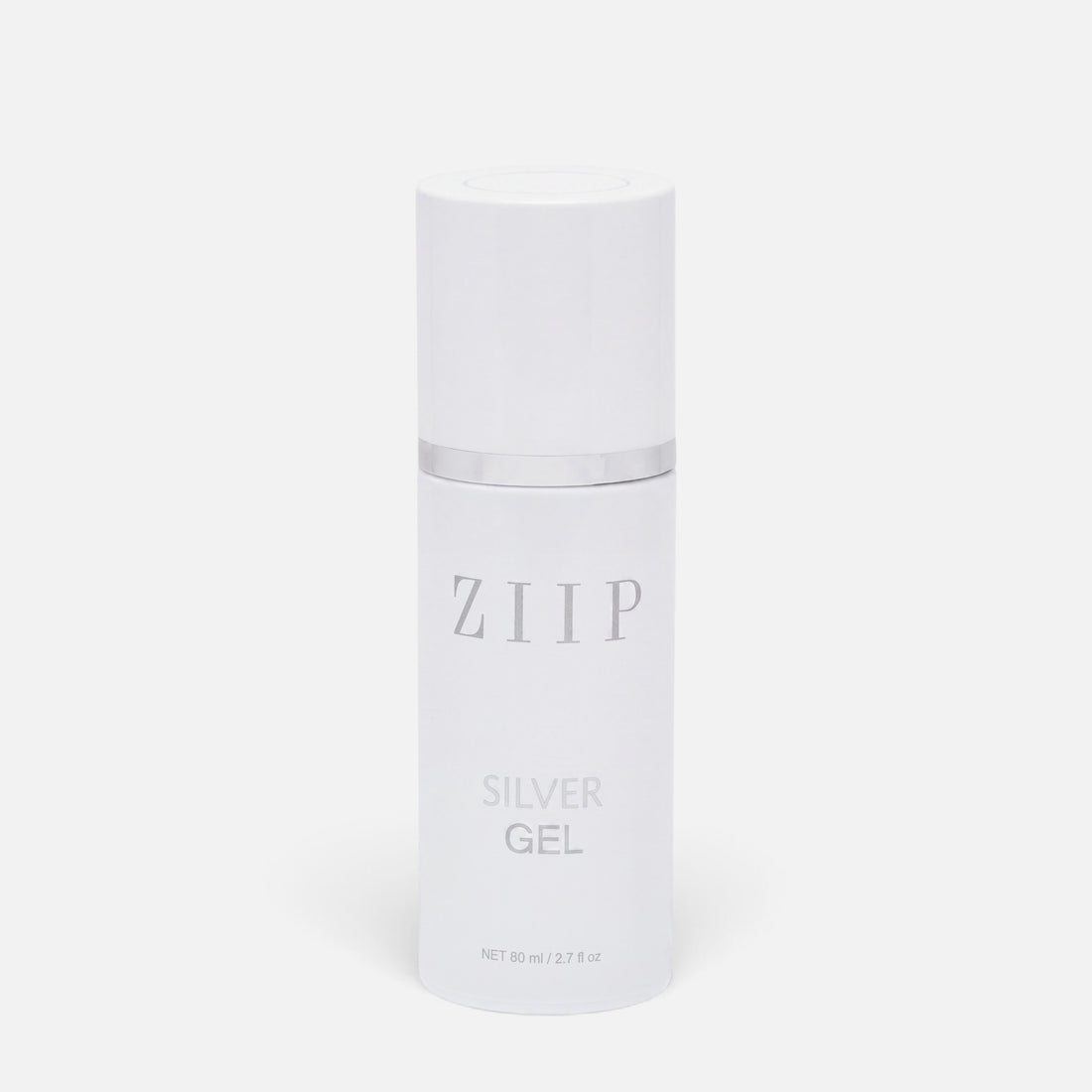 Shop Rescue Spa ZIIP Silver Conductive Gel in a white 80ml pump bottle for facial device treatments