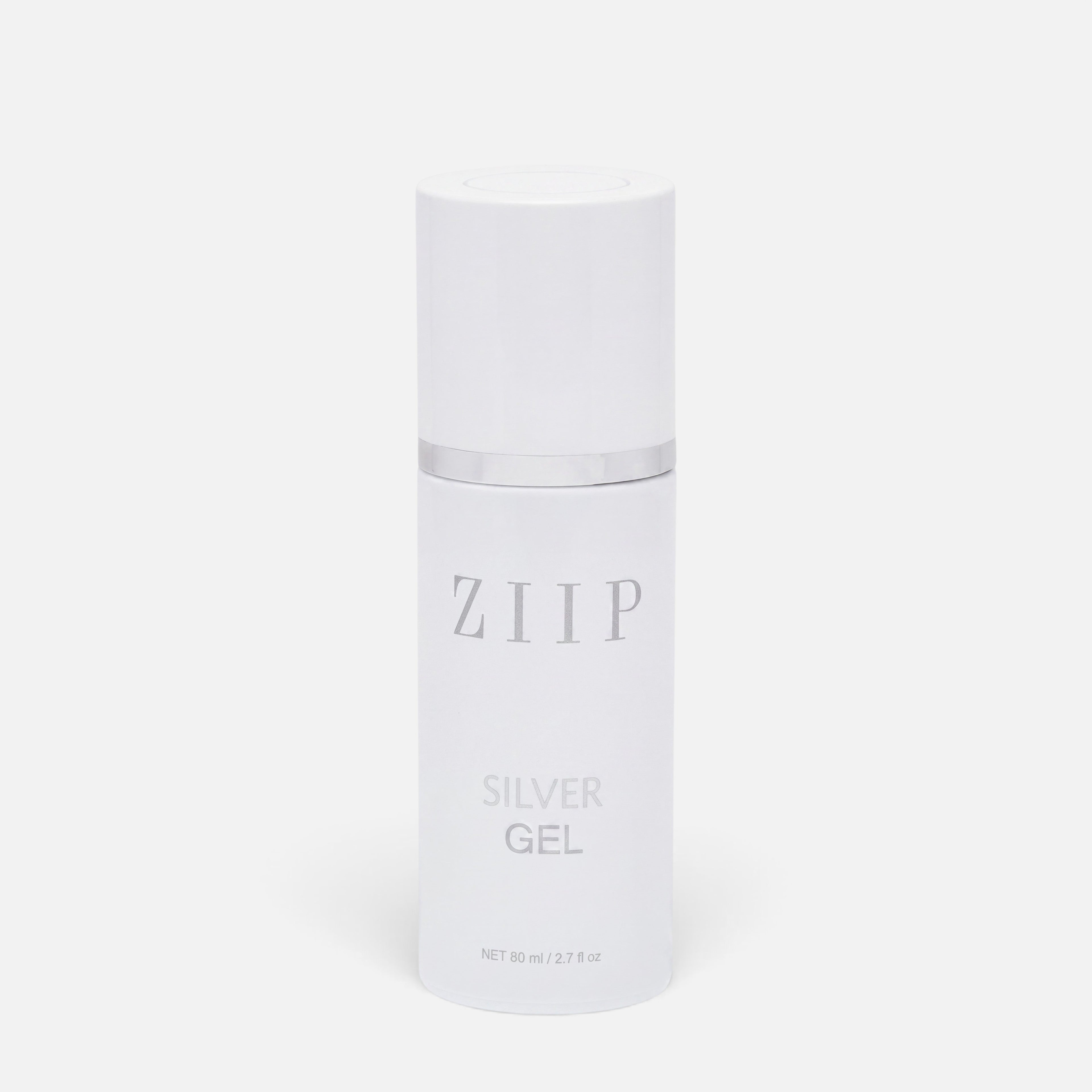 Shop Rescue Spa ZIIP Silver Conductive Gel in a white 80ml pump bottle for facial device treatments