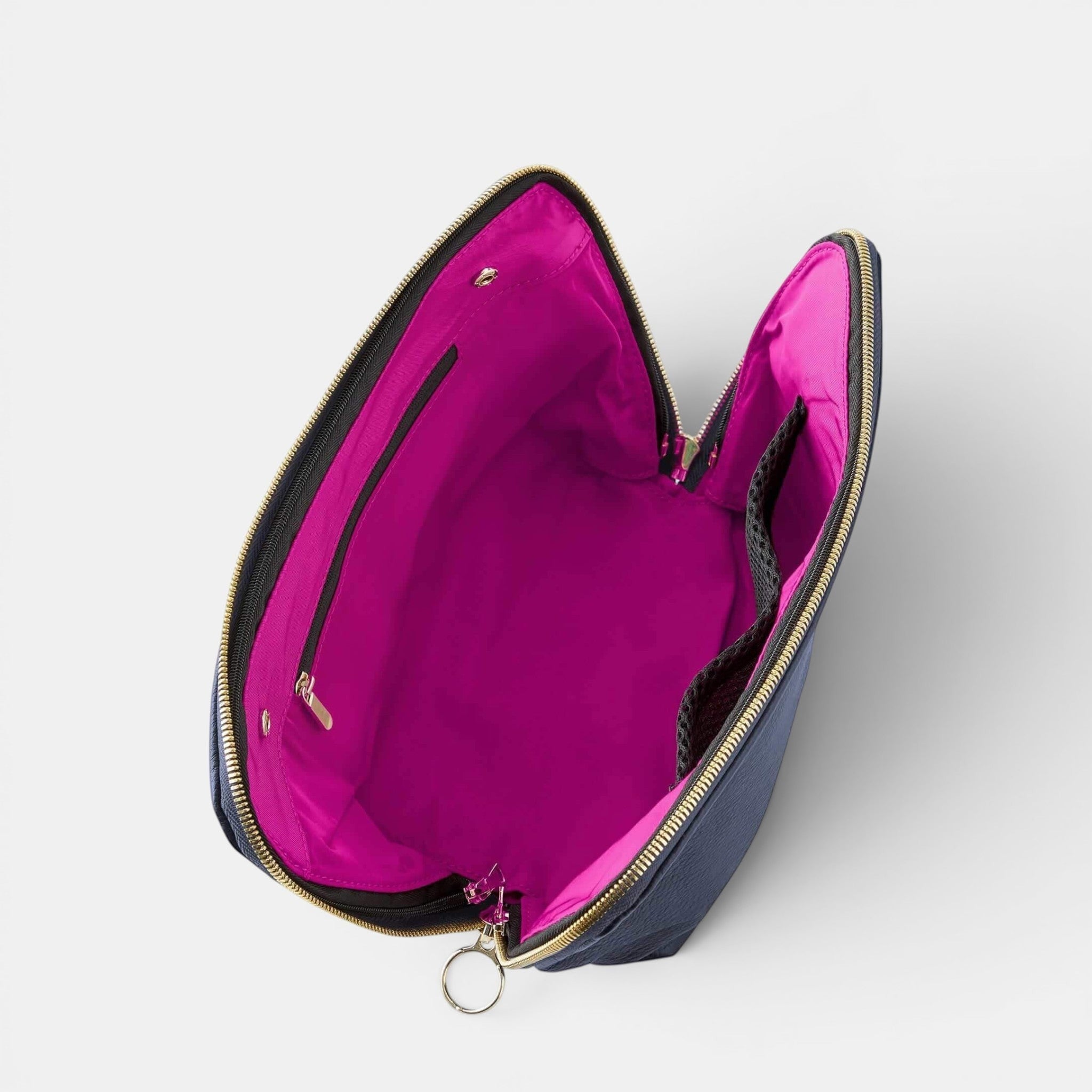 Signature Makeup Bag - Leather