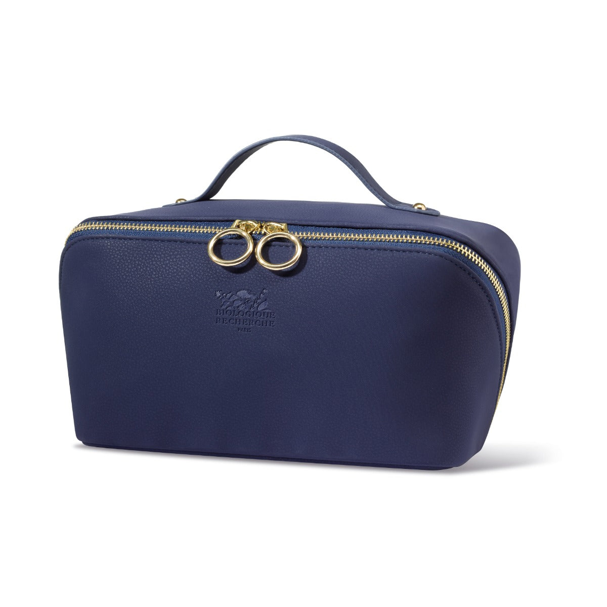 Blue Suede Vanity Case