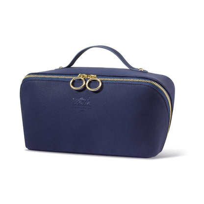 Blue Suede Vanity Case