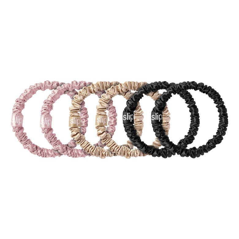 MULTI SKINNY SCRUNCHIES
