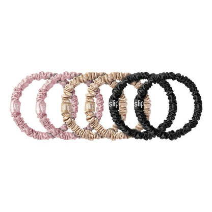 MULTI SKINNY SCRUNCHIES