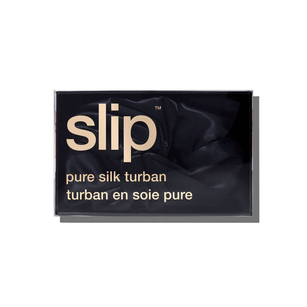 Pure Silk Turban - Black