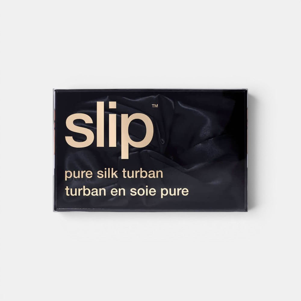 Pure Silk Turban - Black