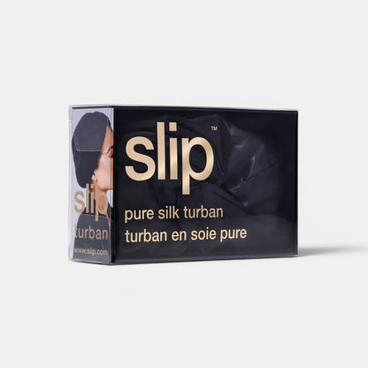 Pure Silk Turban - Black