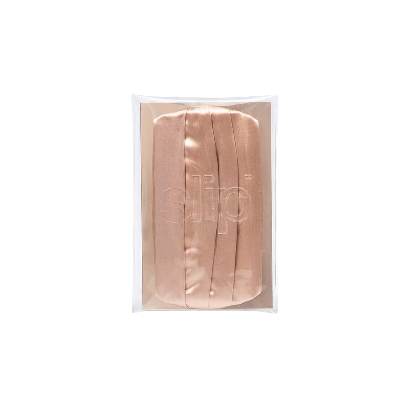 SILK FACE COVERING, ROSE GOLD