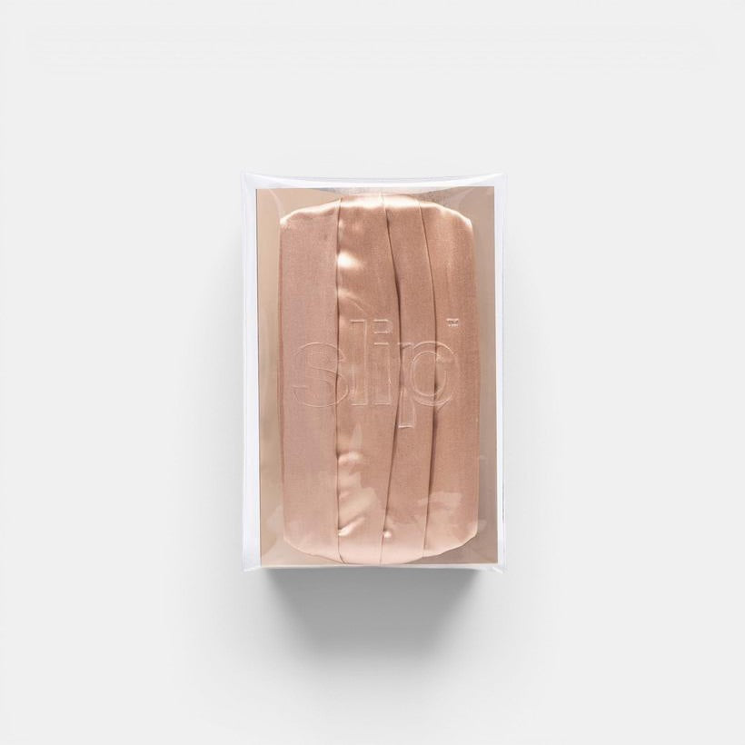 SILK FACE COVERING, ROSE GOLD