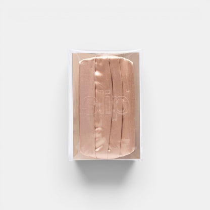 SILK FACE COVERING, ROSE GOLD