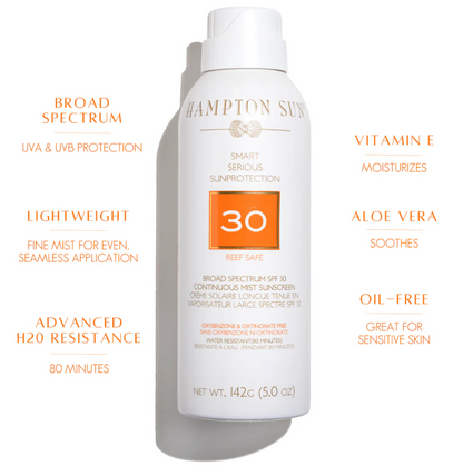 SPF 30 Continuous Mist