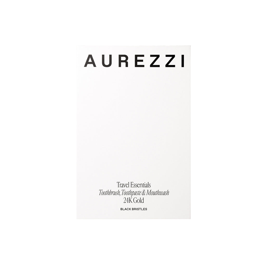 24K Gold Black Bristles Travel Essentials