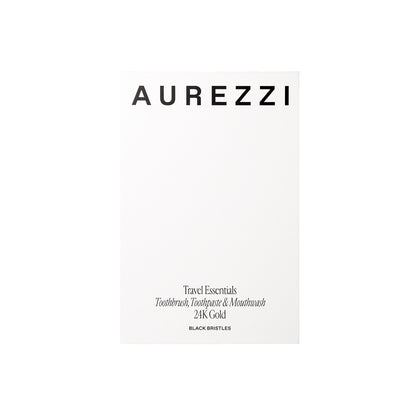 24K Gold Black Bristles Travel Essentials