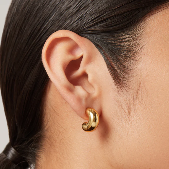 Tome Hoops Small Earrings Gold