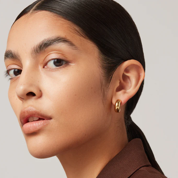 Tome Hoops Small Earrings Gold