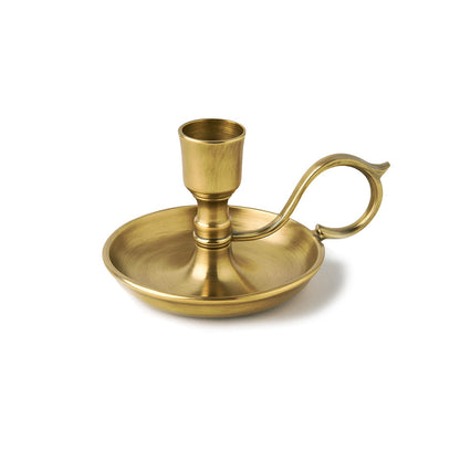 Gold Plated Dutch Candlestick