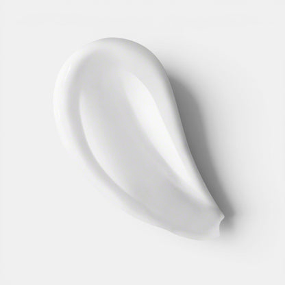 Close-up texture swatch of Valmont Prime Renewing Pack cream showing smooth, rich consistency.