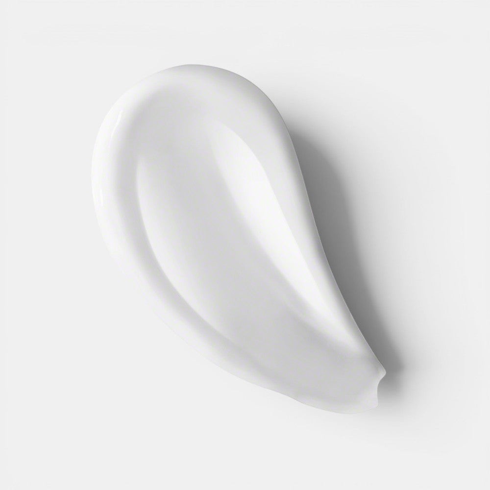 Close-up texture swatch of Valmont Prime Renewing Pack cream showing smooth, rich consistency.