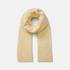 Shop Rescue Spa unisex cream cashmere travel wrap, a soft and breathable knit scarf that doubles as a cozy blanket.