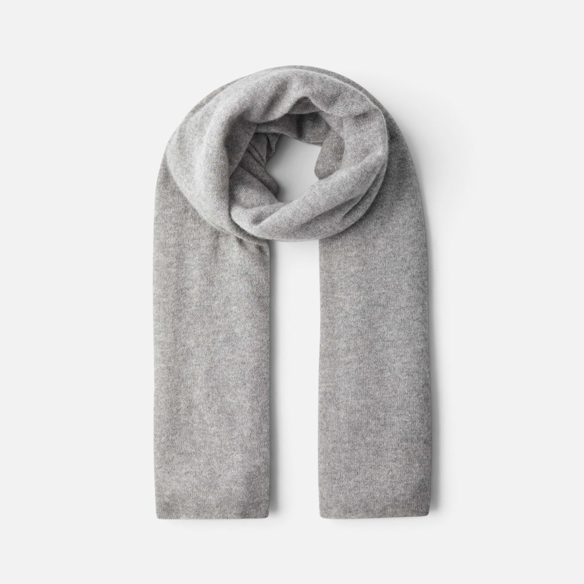 Shop Rescue Spa grey cashmere travel wrap, a soft and breathable unisex knit scarf or cozy blanket accessory.