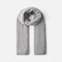 Shop Rescue Spa grey cashmere travel wrap, a soft and breathable unisex knit scarf or cozy blanket accessory.