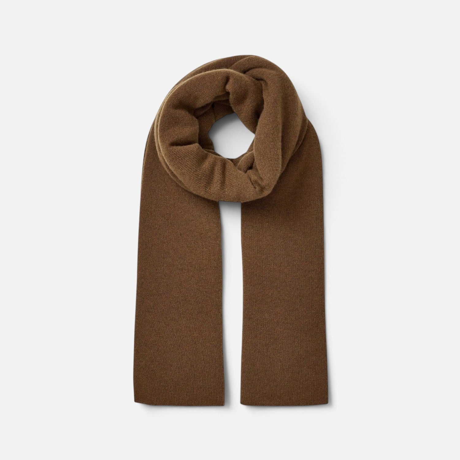 Shop Rescue Spa brown cashmere travel wrap, a soft and breathable unisex knit scarf for versatile styling.
