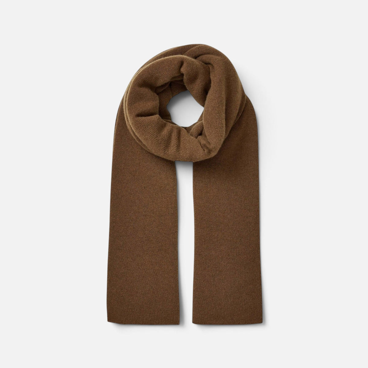 Shop Rescue Spa brown cashmere travel wrap, a soft and breathable unisex knit scarf for versatile styling.
