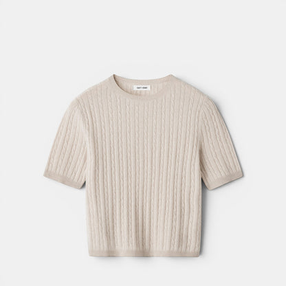 Cable Knit Top