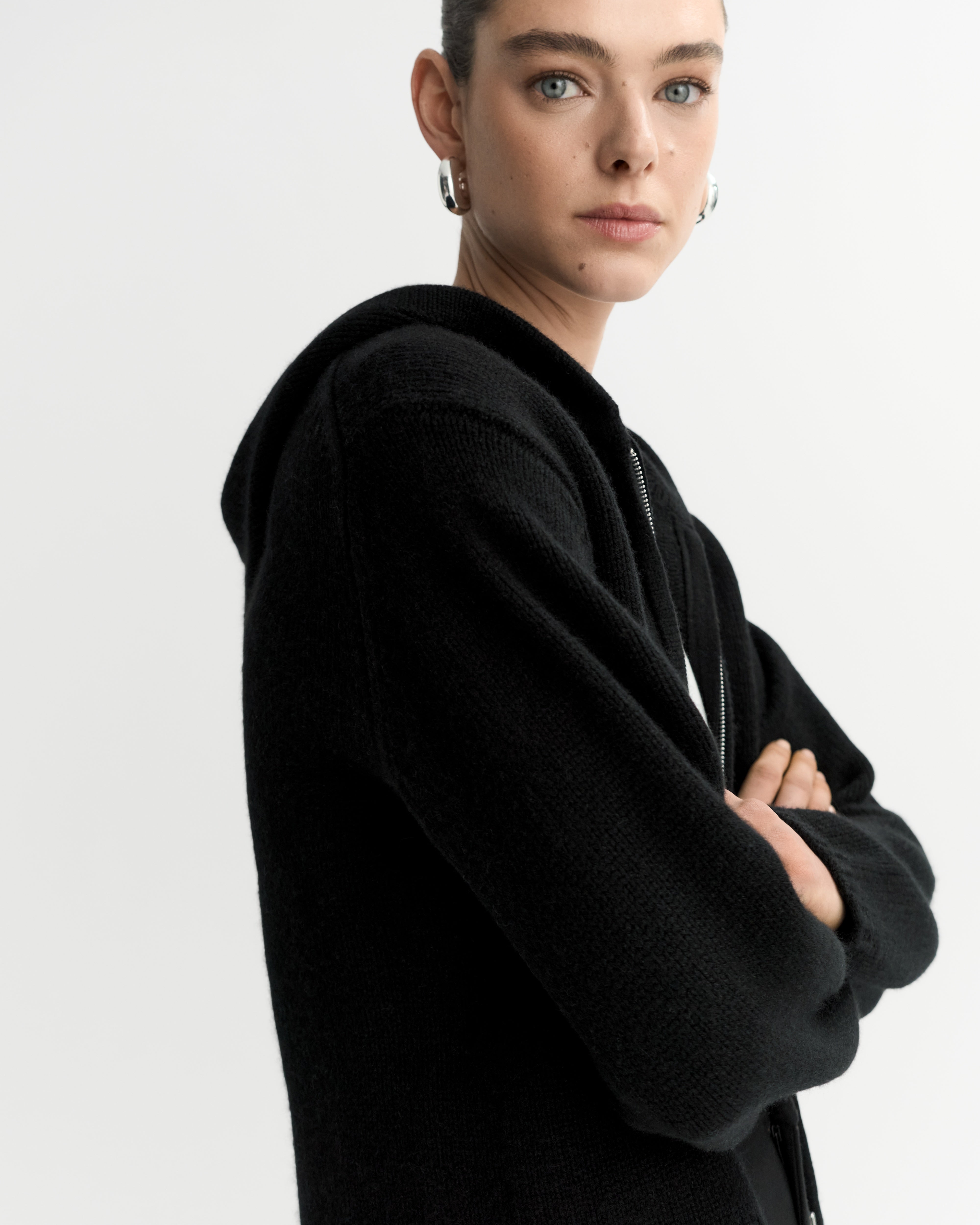Soft Goat Chunky Hoodie 100% Cashmere | Shop Rescue Spa