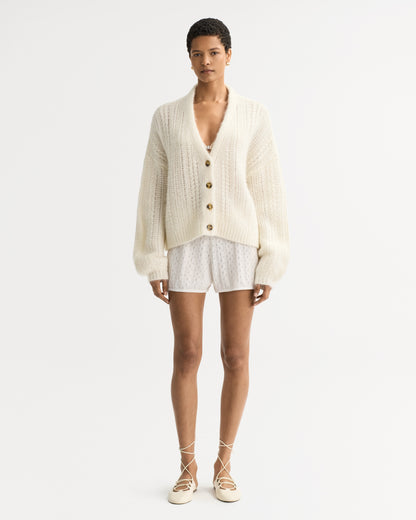 Silk Knit Cardigan
