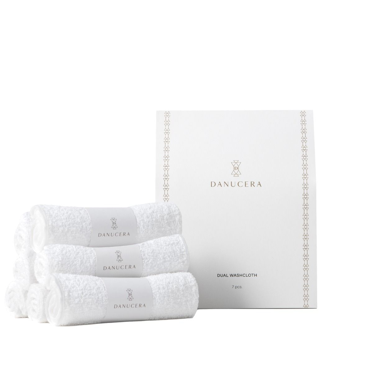 Danucera | Gentle Face Cleanser | Dual Washcloth 3 Pack