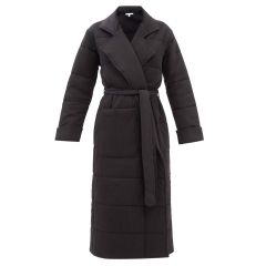 Sonya Quilted Robe - Black